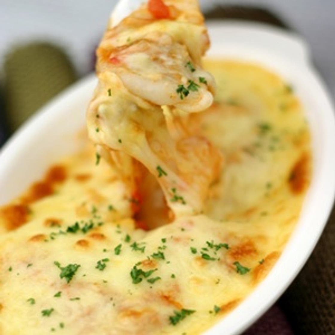 송편라비올리그라탕