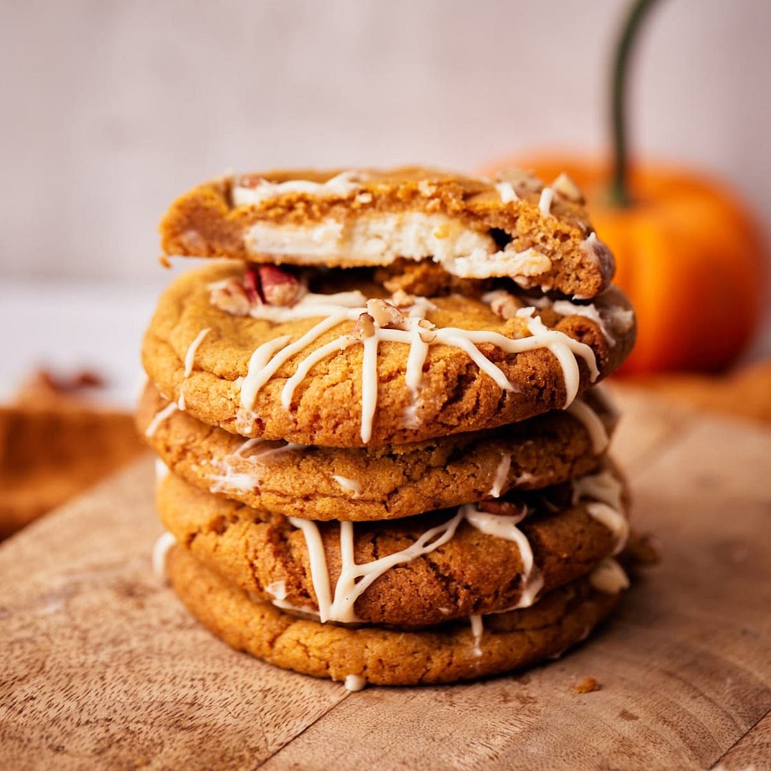 Pumpkin Cheesecake Cookies