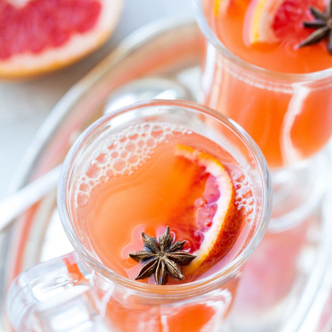 Grapefruit and Calendula Tea Hot Mulled Cider Recipe