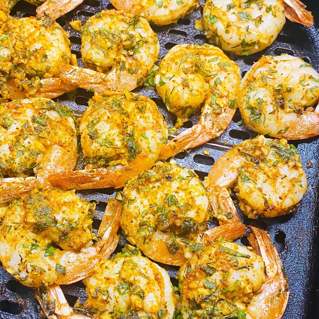 Air Fryer Lemon Herb Shrimp