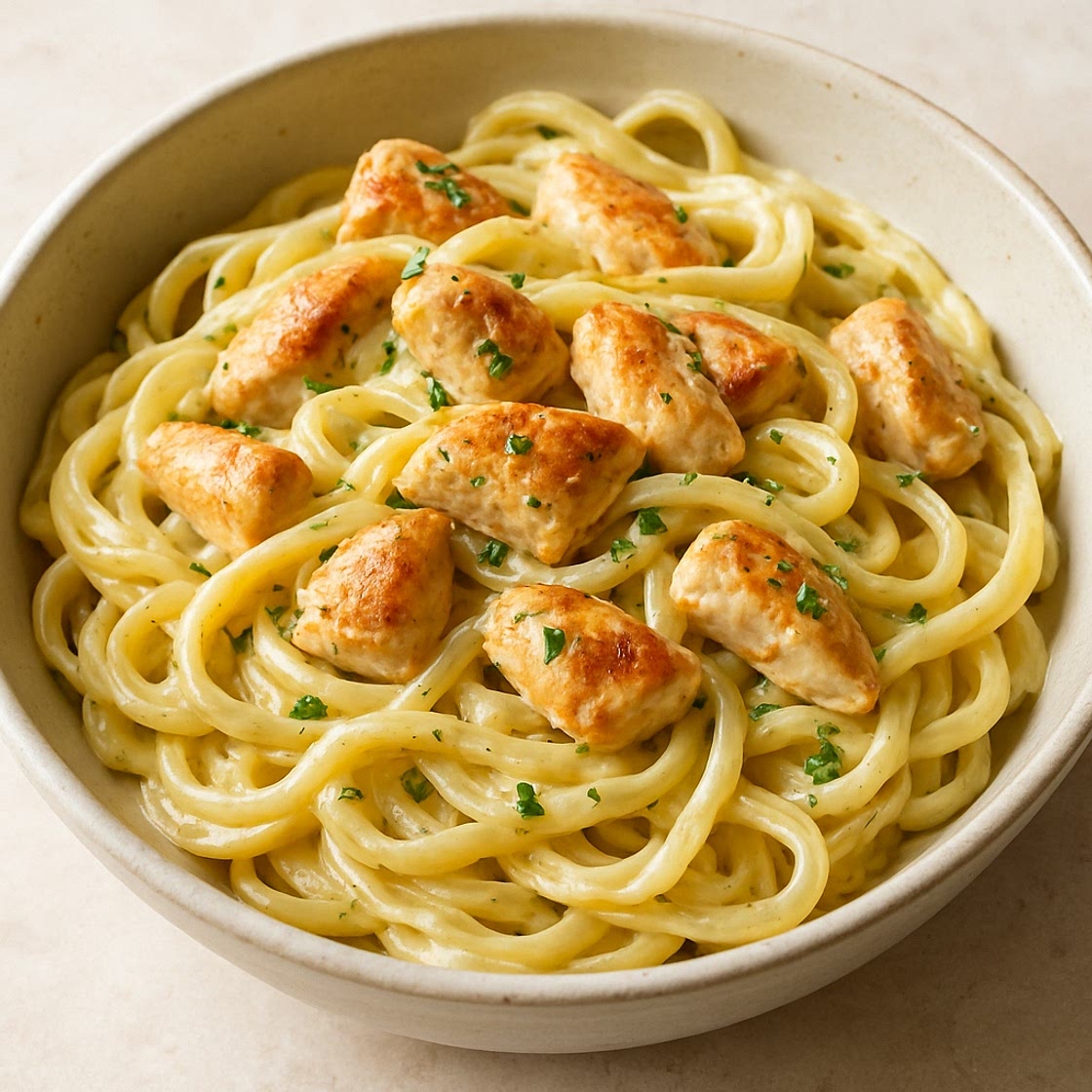 Chicken Pasta with Creme Fraiche