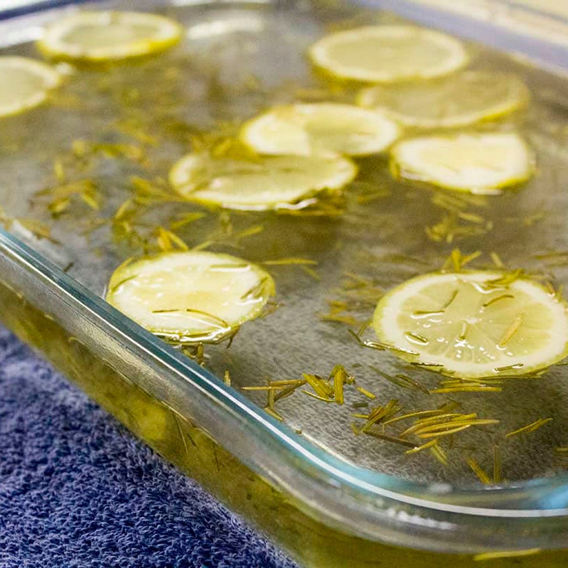 Detoxifying Foot Soak with Rosemary & Lemon