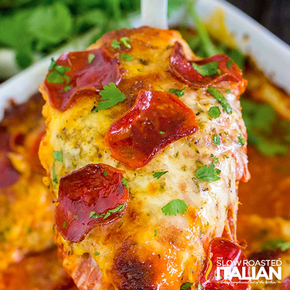 Cheesy Pizza Stuffed Chicken Breast Recipe + Video