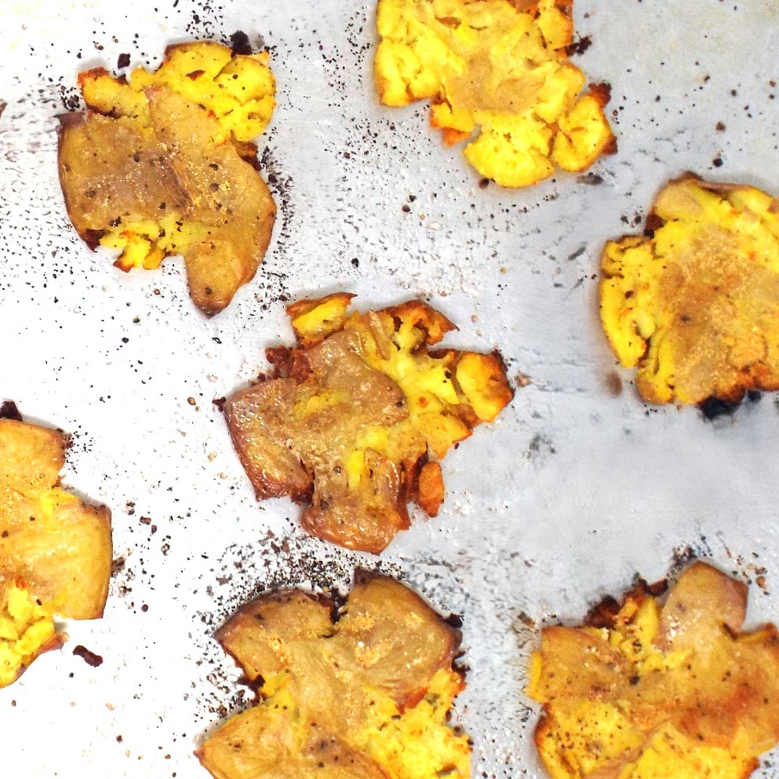 Garlic Smashed Potatoes