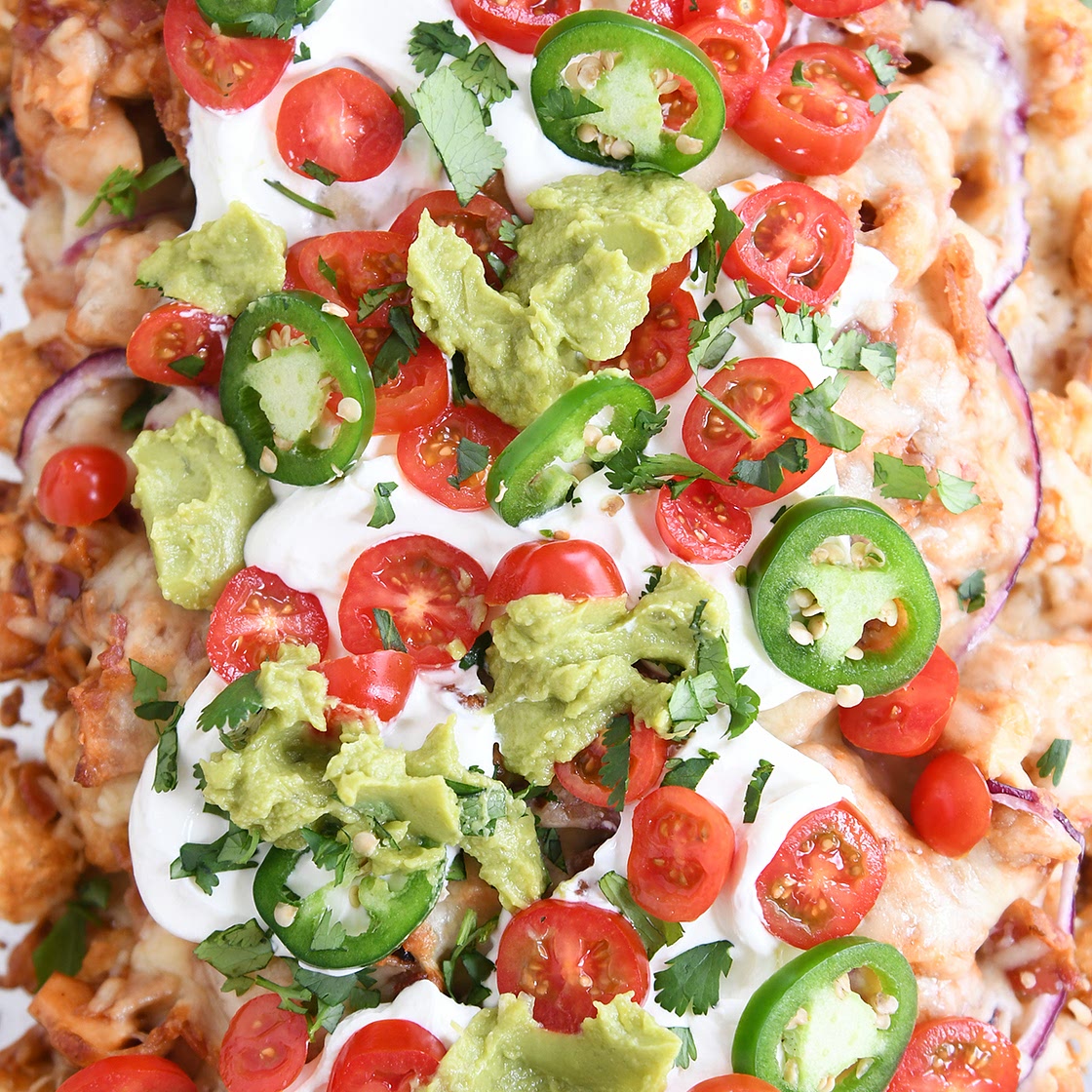 Loaded BBQ Chicken Totchos
