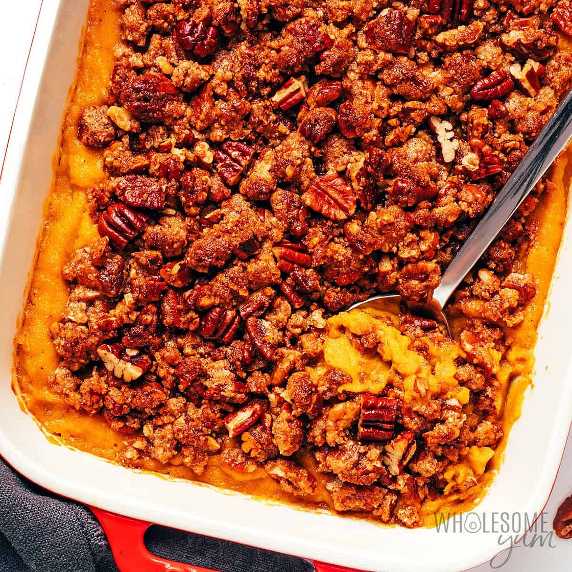 Keto Sweet Potato Casserole