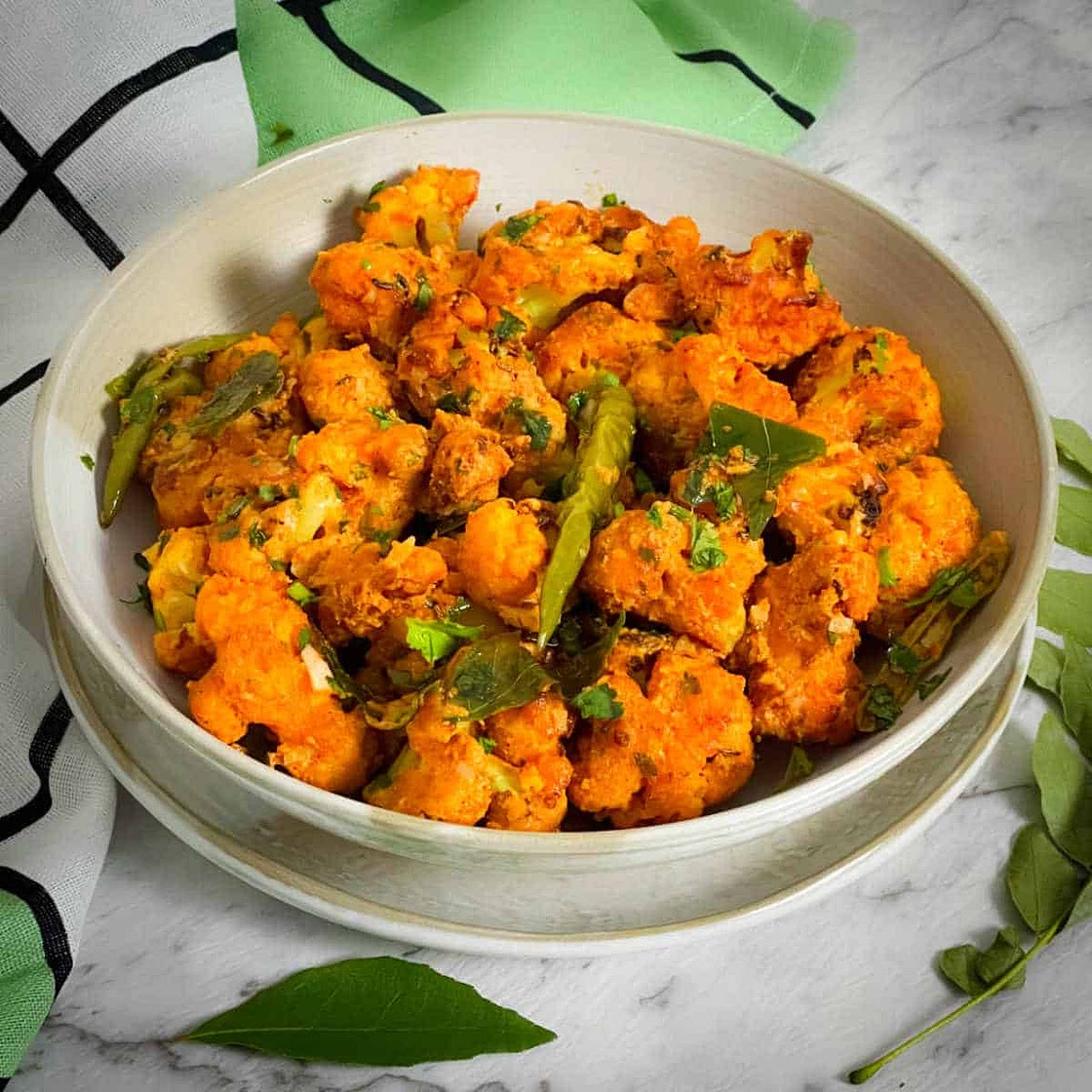 Gobi 65 (Crispy Indian Cauliflower) - Air fryer