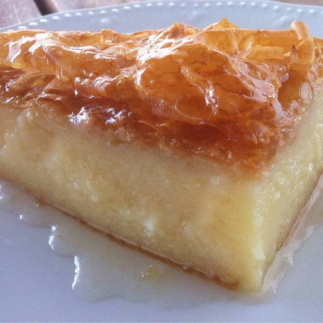 Traditional Greek Galaktoboureko recipe (Greek Custard Pie with Syrup)