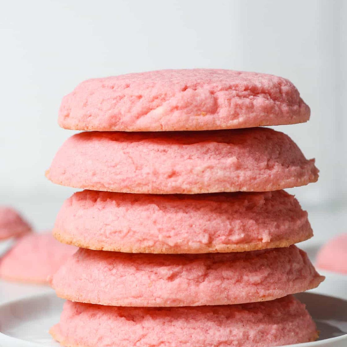 Pink Sugar Cookies