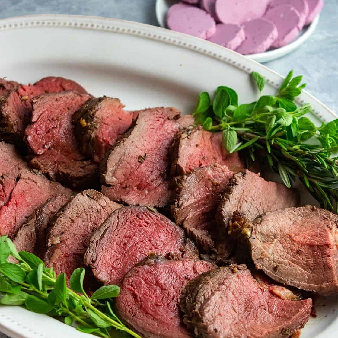 Beef Tenderloin With Red Wine-Rosemary Butter