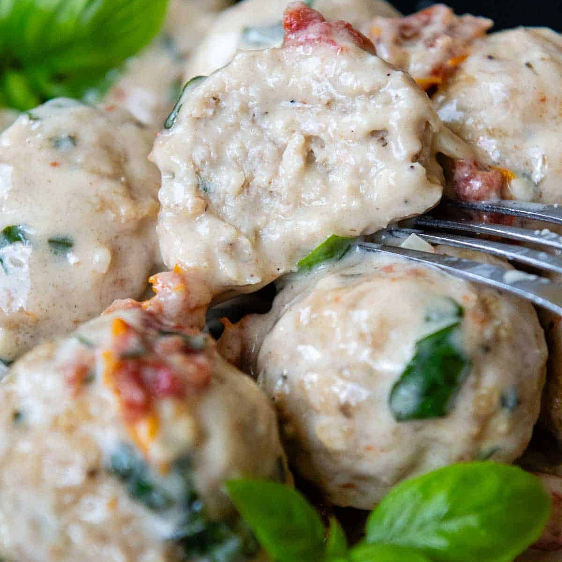 Moist Marry-Me Gluten-Free Chicken Meatballs