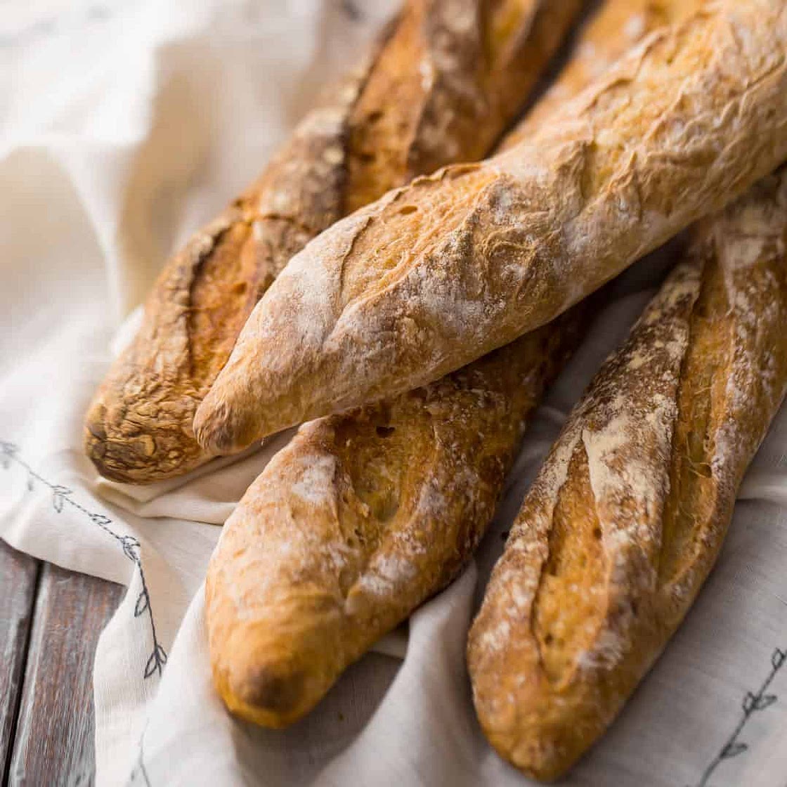 Crusty French Baguette Recipe