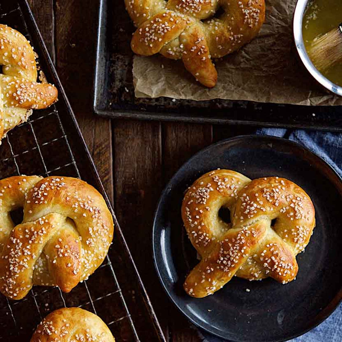 Hot Buttered Soft Pretzels