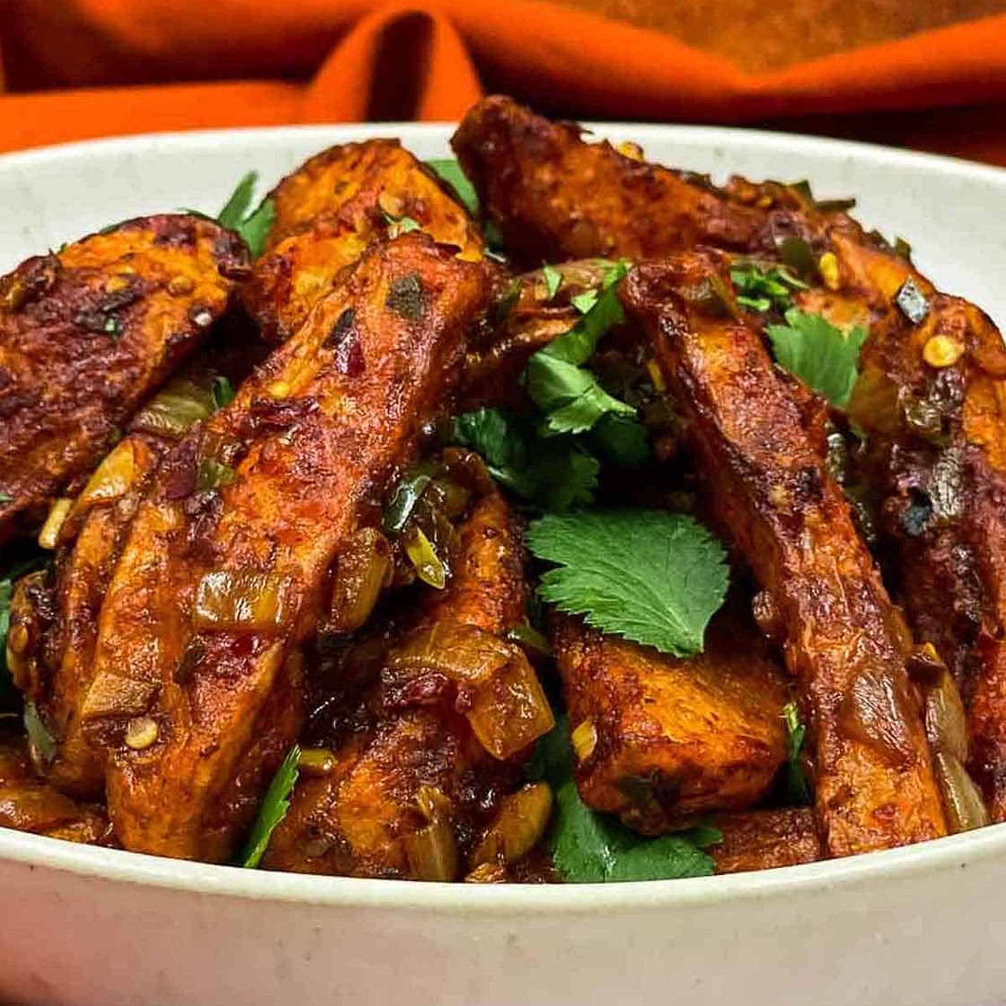 Indian chili potatoes