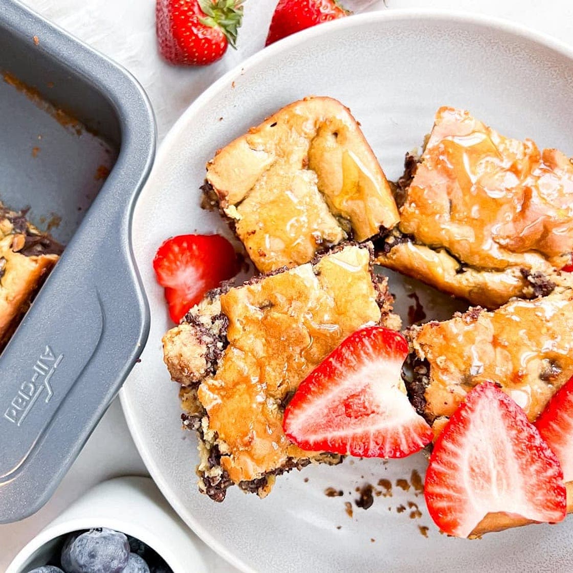 Chocolate Chip Baked Oats Without Bananas