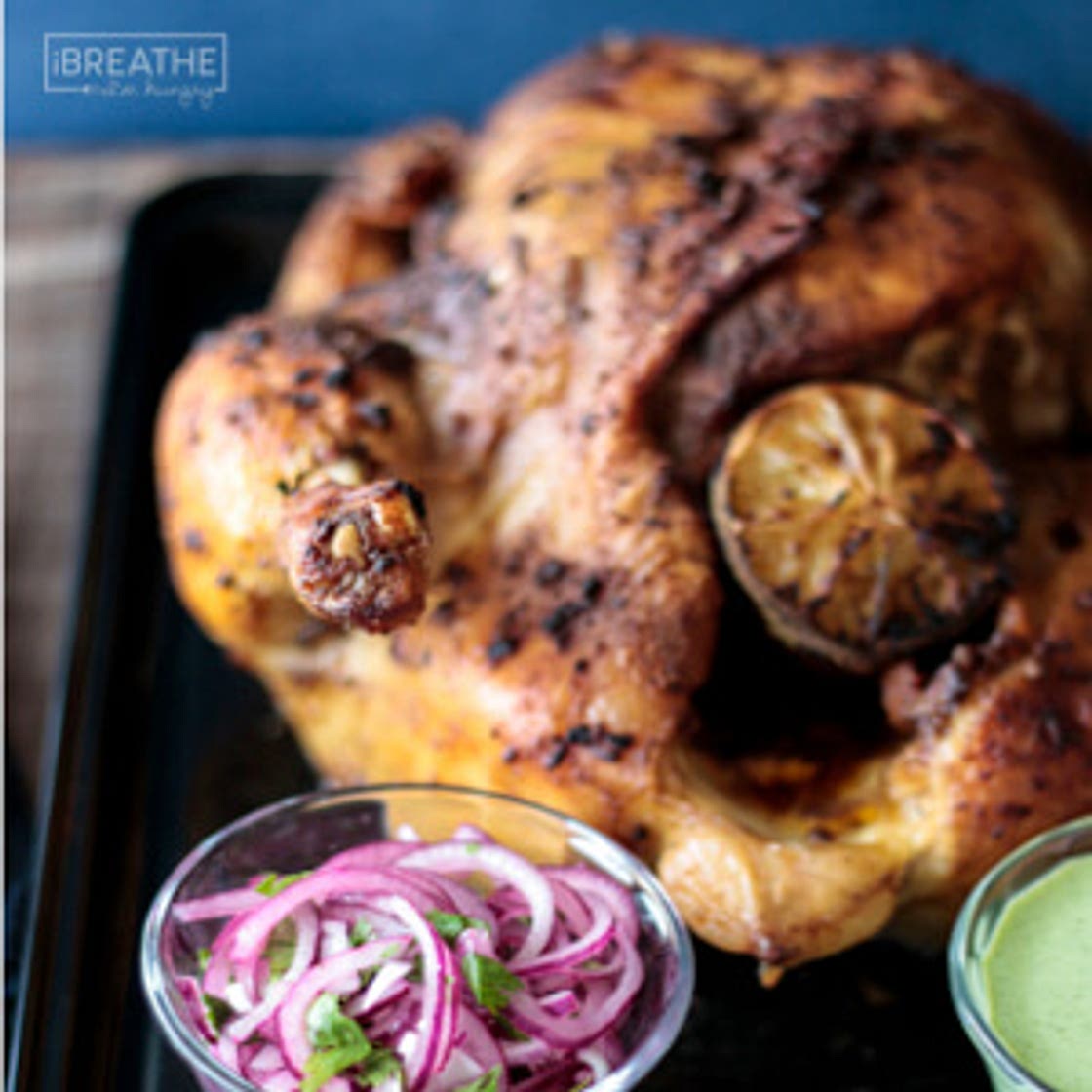 Keto Peruvian Roasted Chicken & Green Sauce