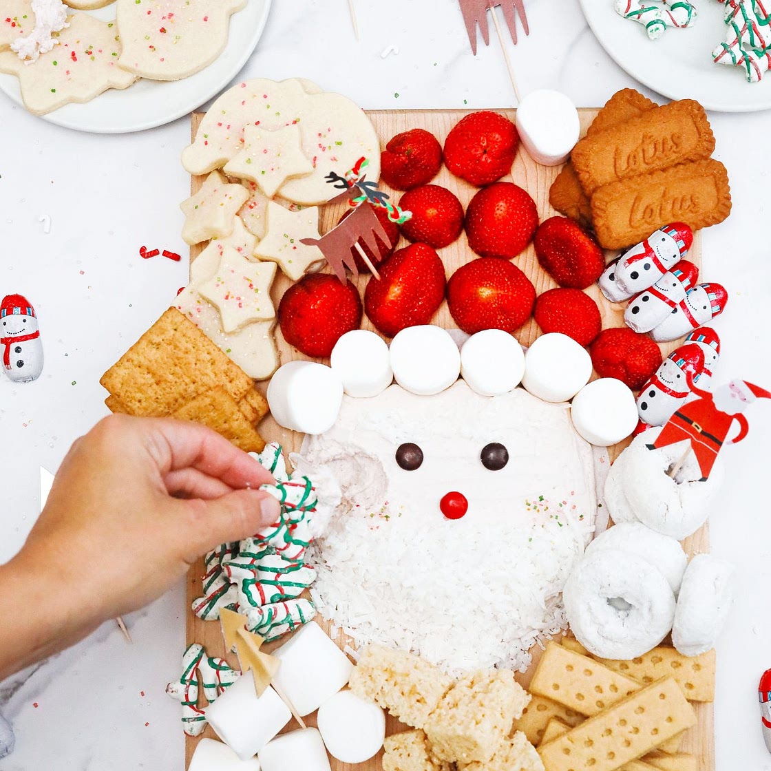 Santa Buttercream Frosting Board