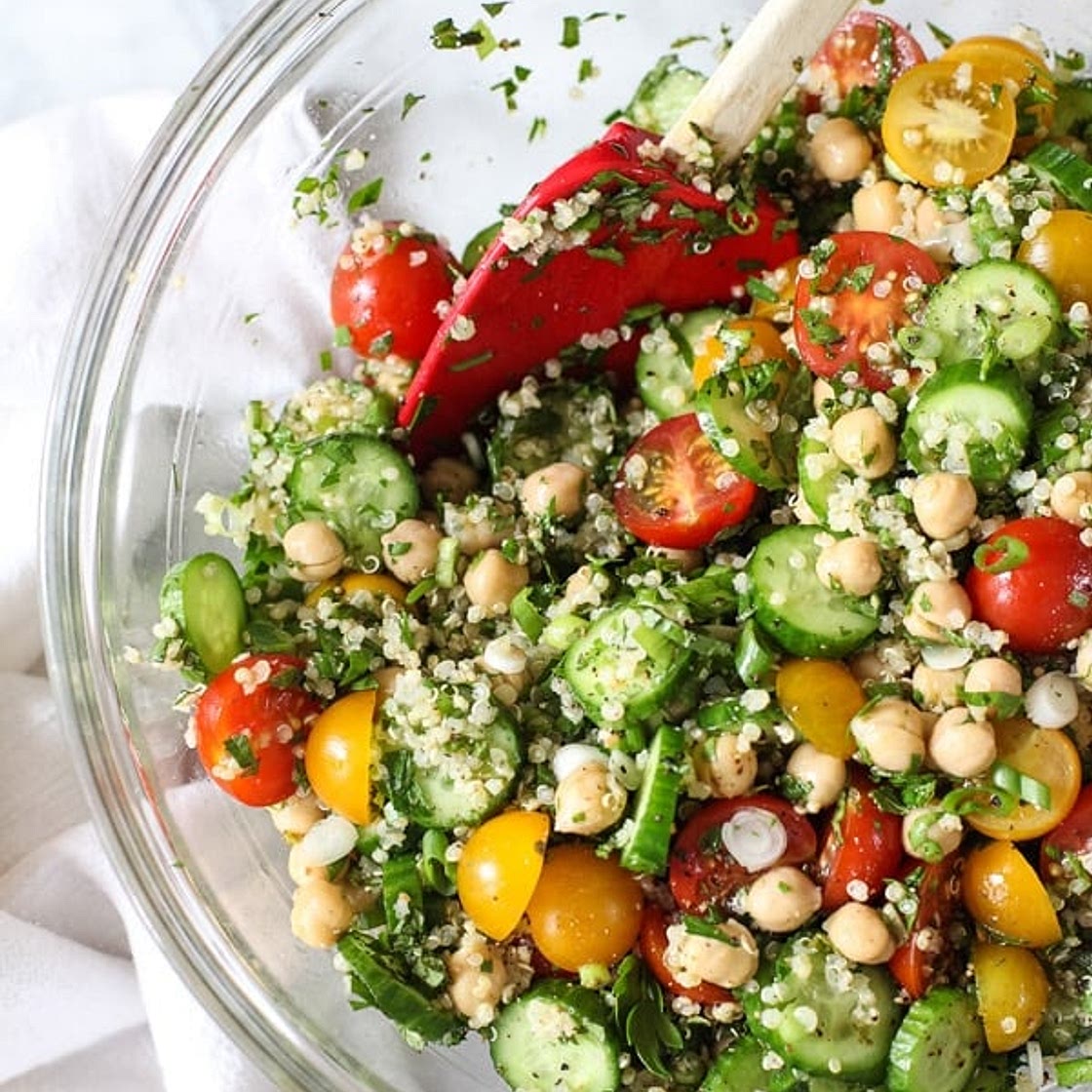 Quinoa Tabbouleh with Chickpeas Recipe