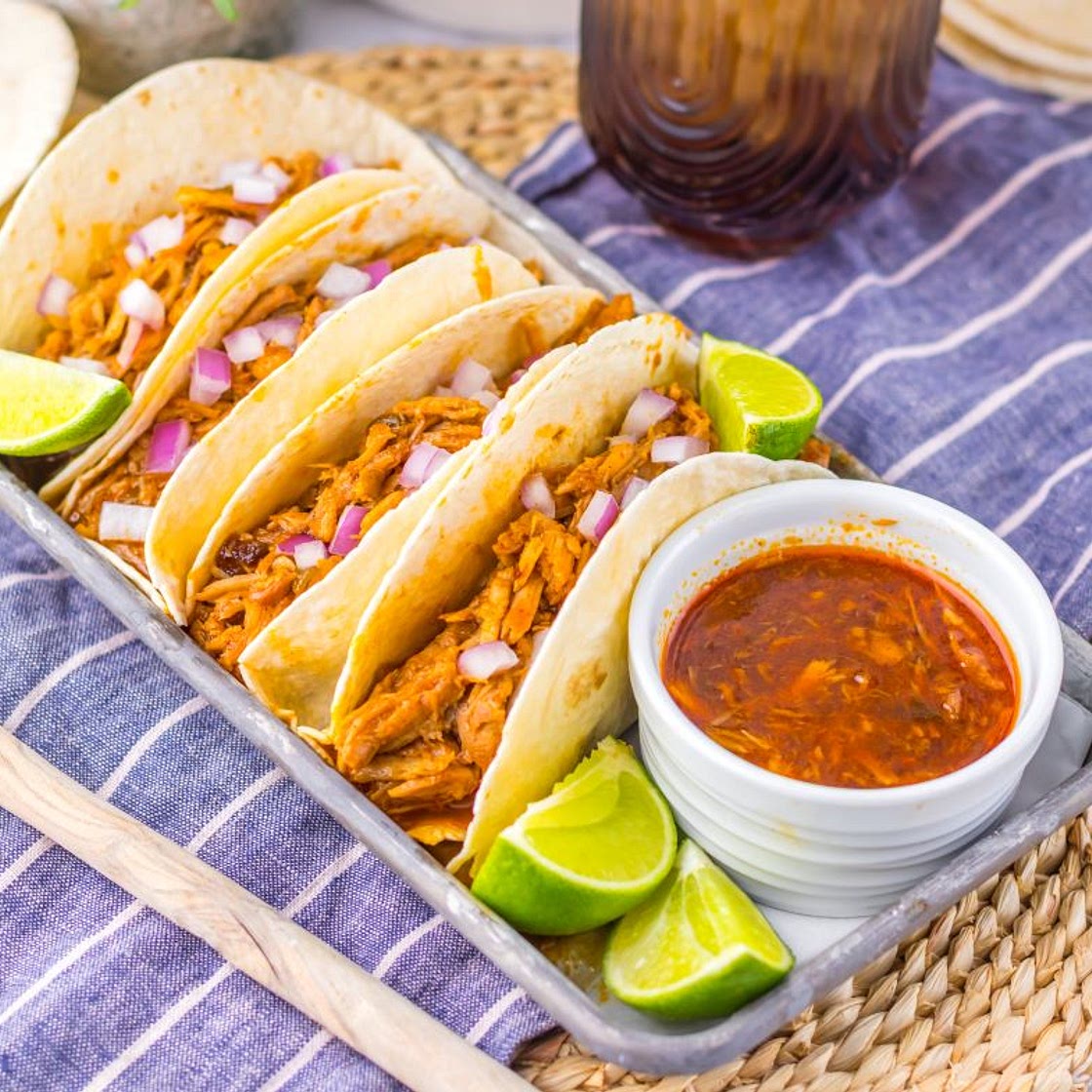 Slow Cooker Shredded Pork Tacos