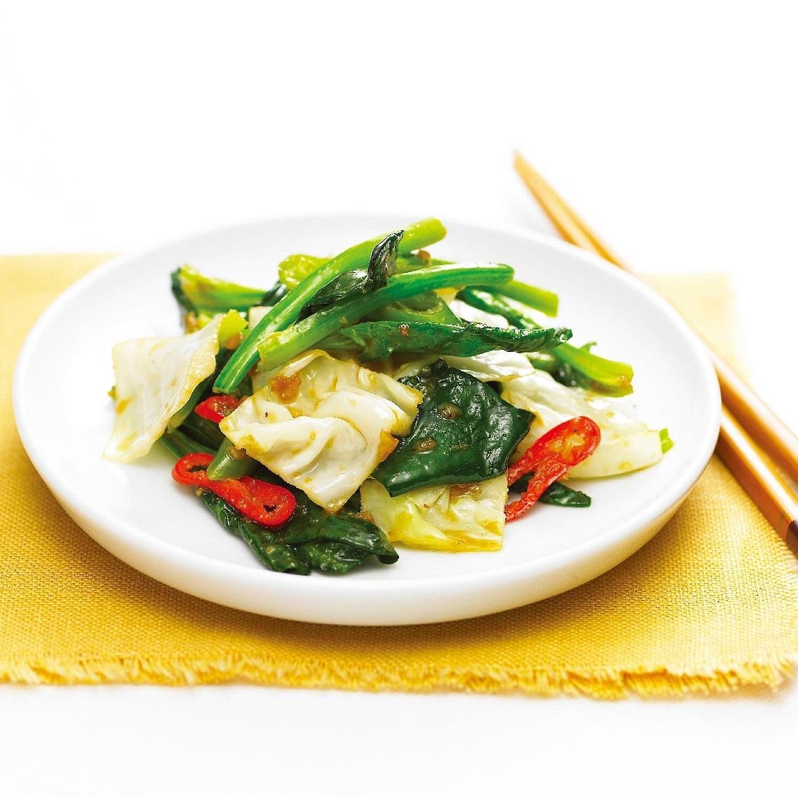 시금치양배추볶음 만드는 법