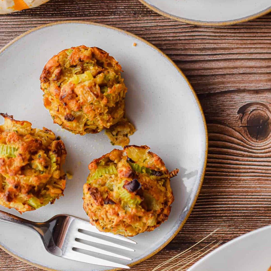 Crispy Stuffing Muffins
