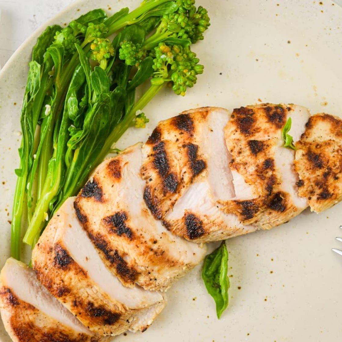 Grilled Basil Lime Chicken Breast