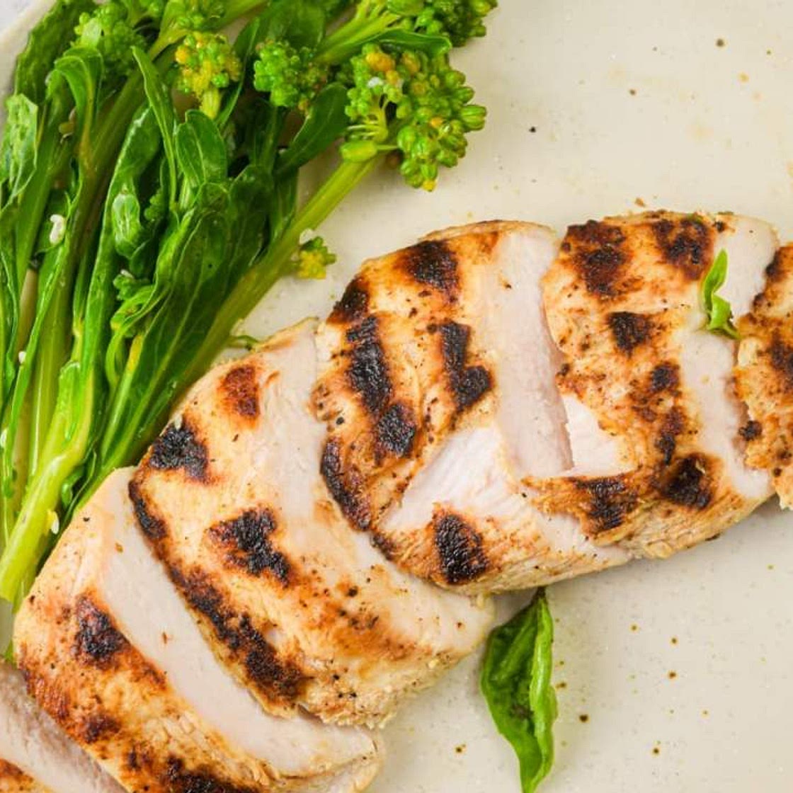 Grilled Basil Lime Chicken Breast