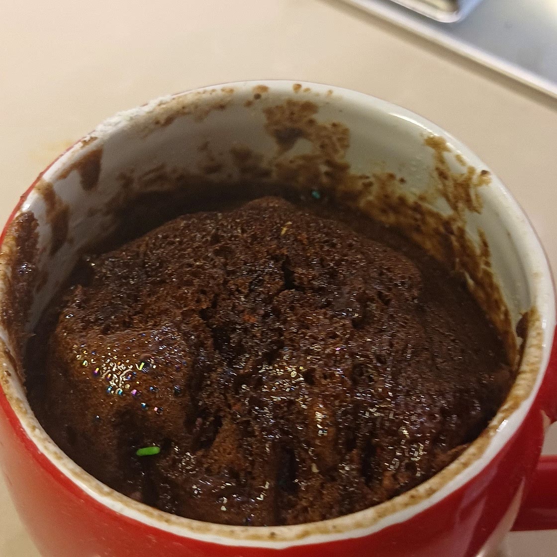 100 calorie chocolate mug cake