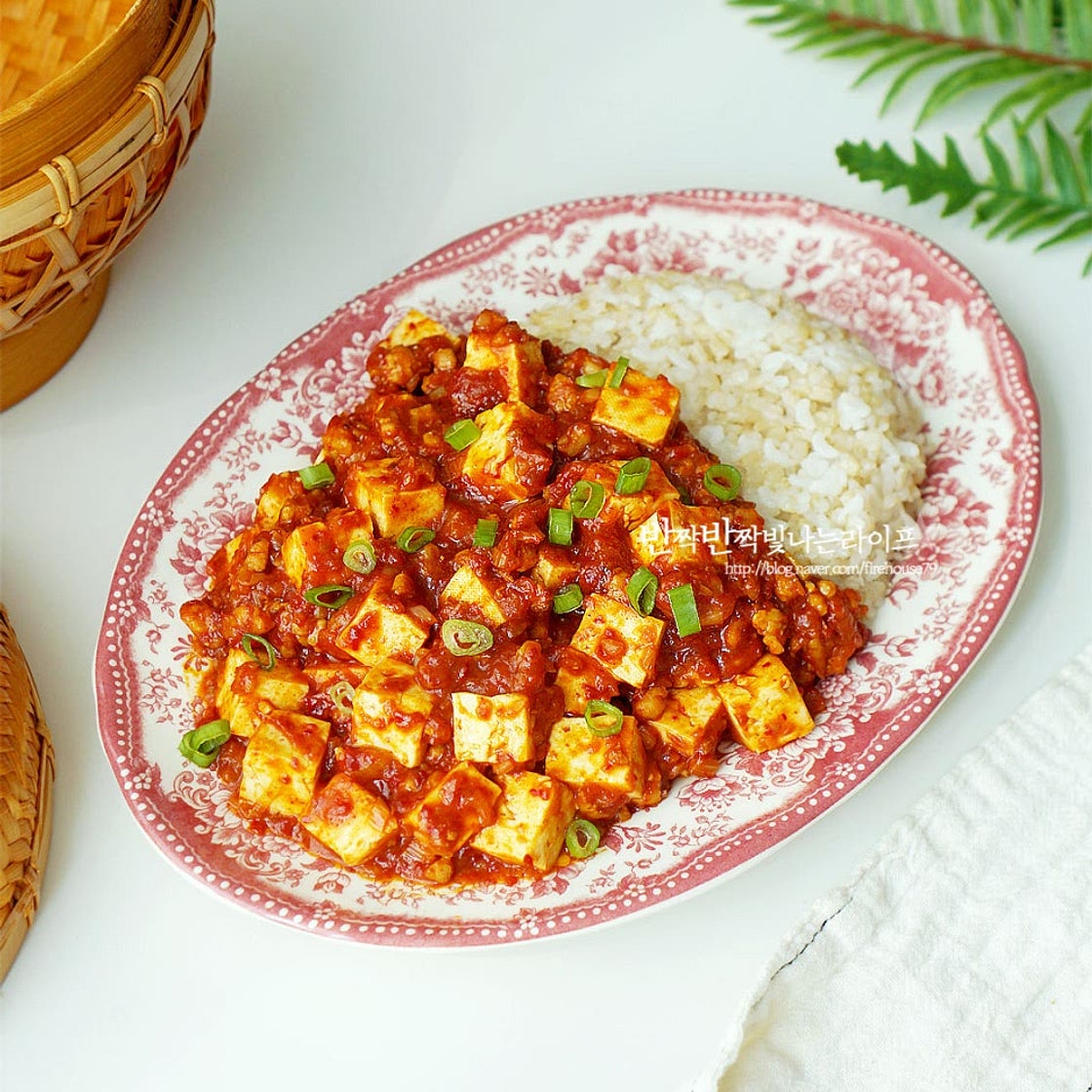 백종원 마파두부 레시피 마파두부덮밥 마파두부 만들기