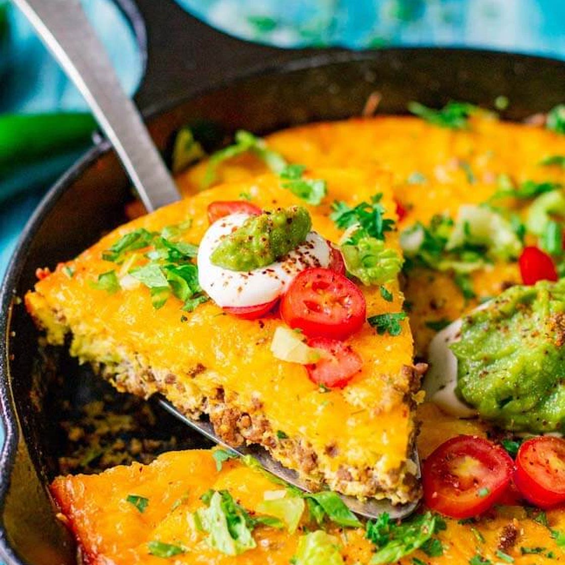 Keto Taco Pie Recipe