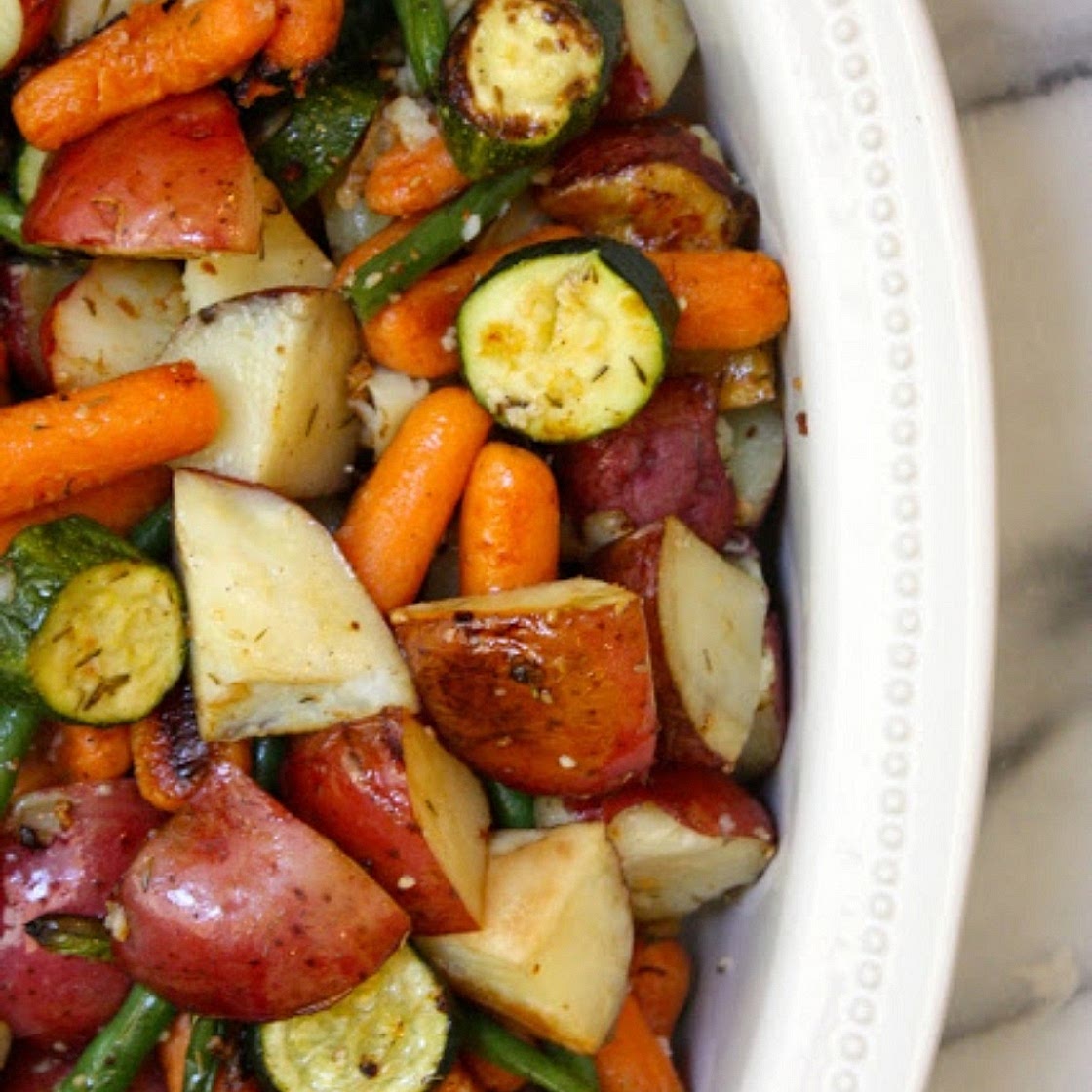 Roasted Herb Veggies
