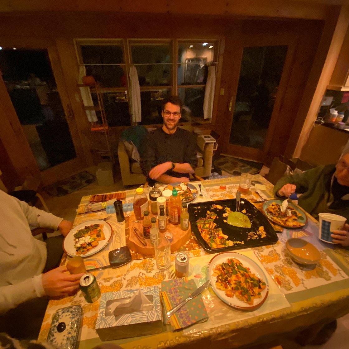Indian-ish Nachos With Cheddar, Black Beans and Chutney