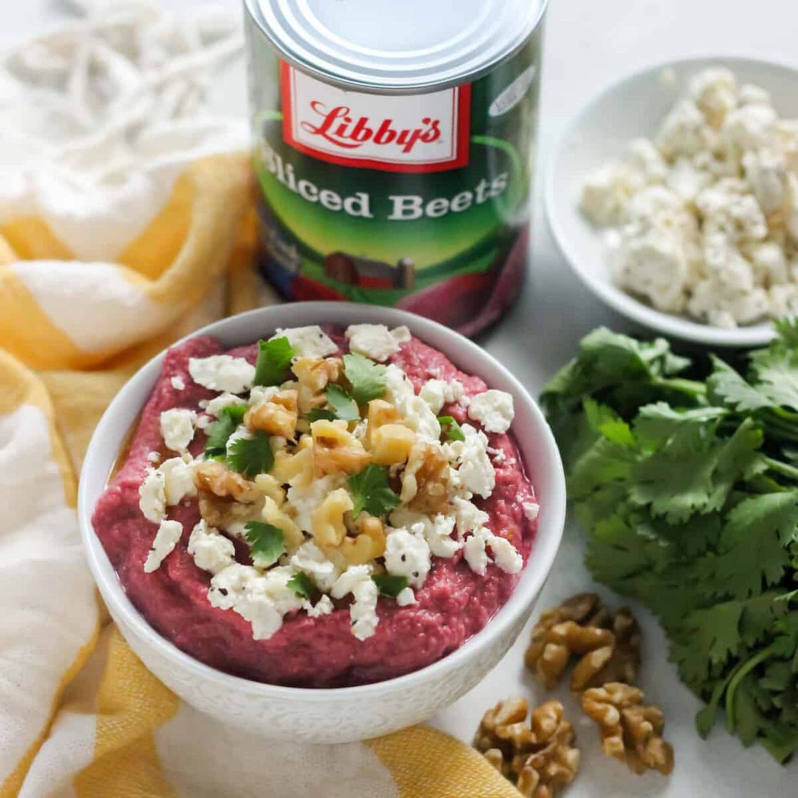 Loaded Beet Hummus