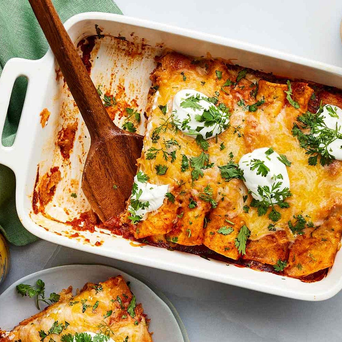 Chicken Chorizo Enchiladas