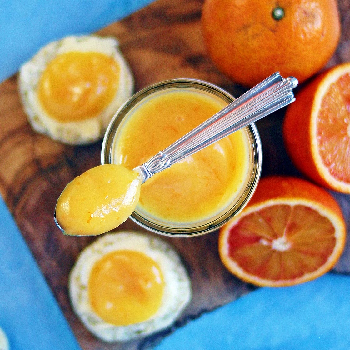 Granny’s Quick Blood Orange Curd with Power Blender option