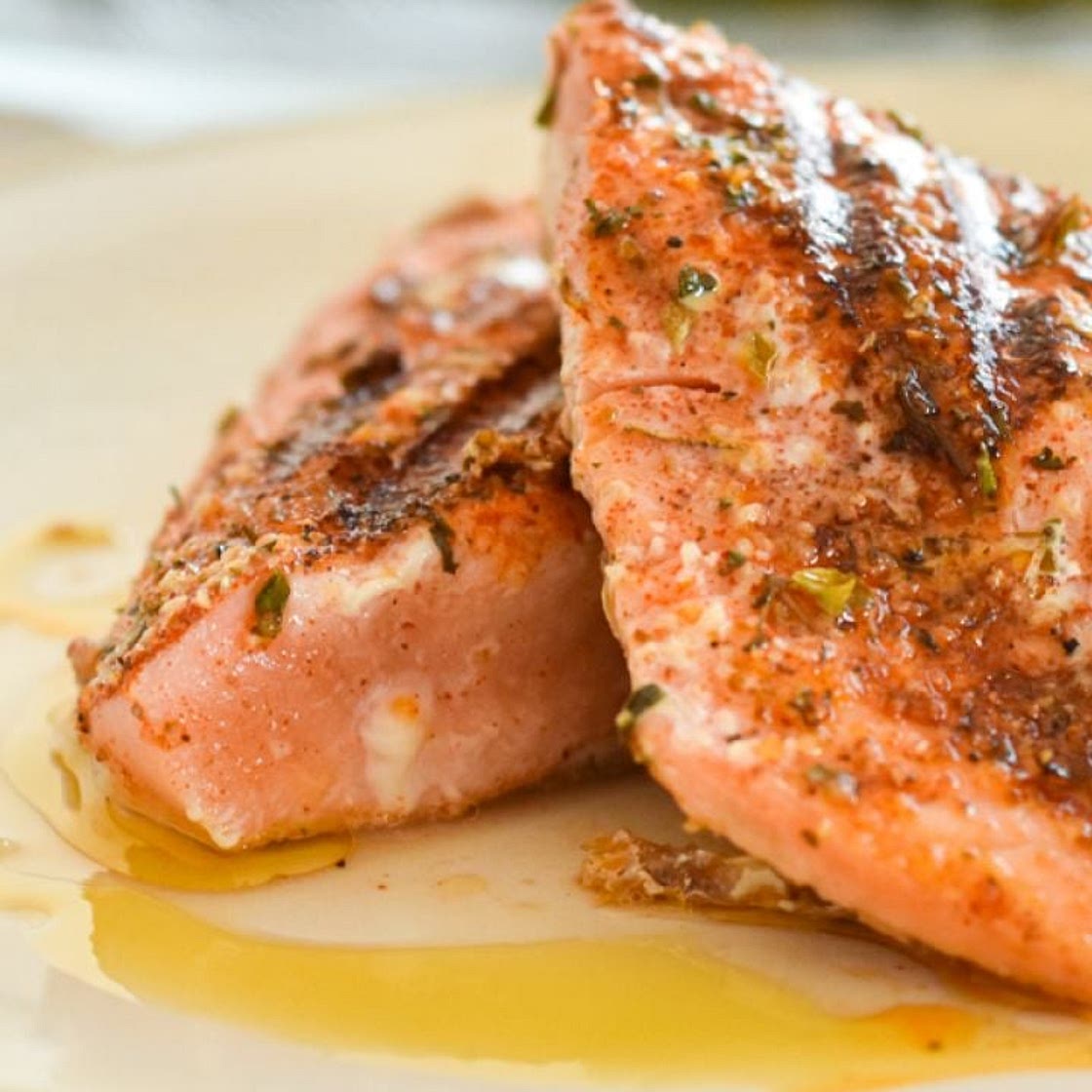 Easy Grilled Salmon with Cajun Seasoning