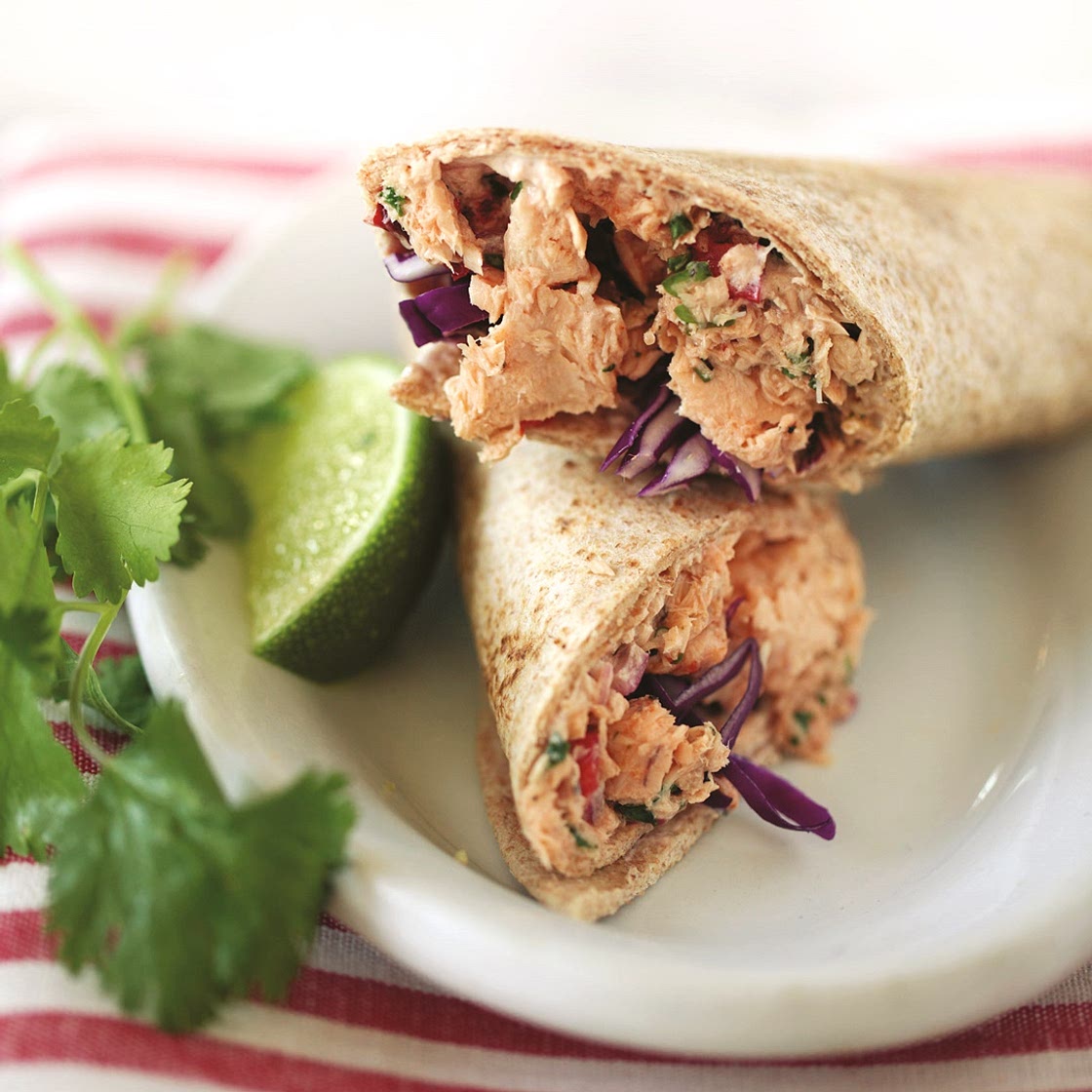 Chipotle Wild Alaskan Salmon Wrap