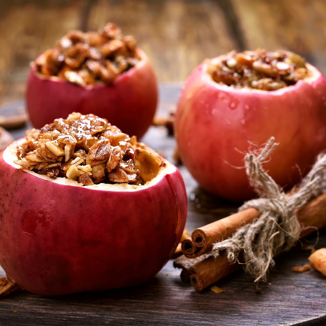 Granola-Stuffed Baked Apples Recipe