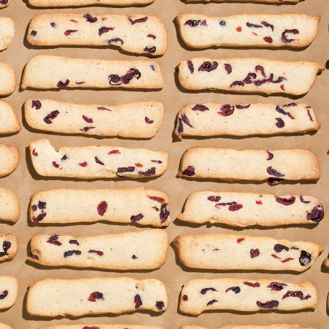 Cranberry Wafer Cookies