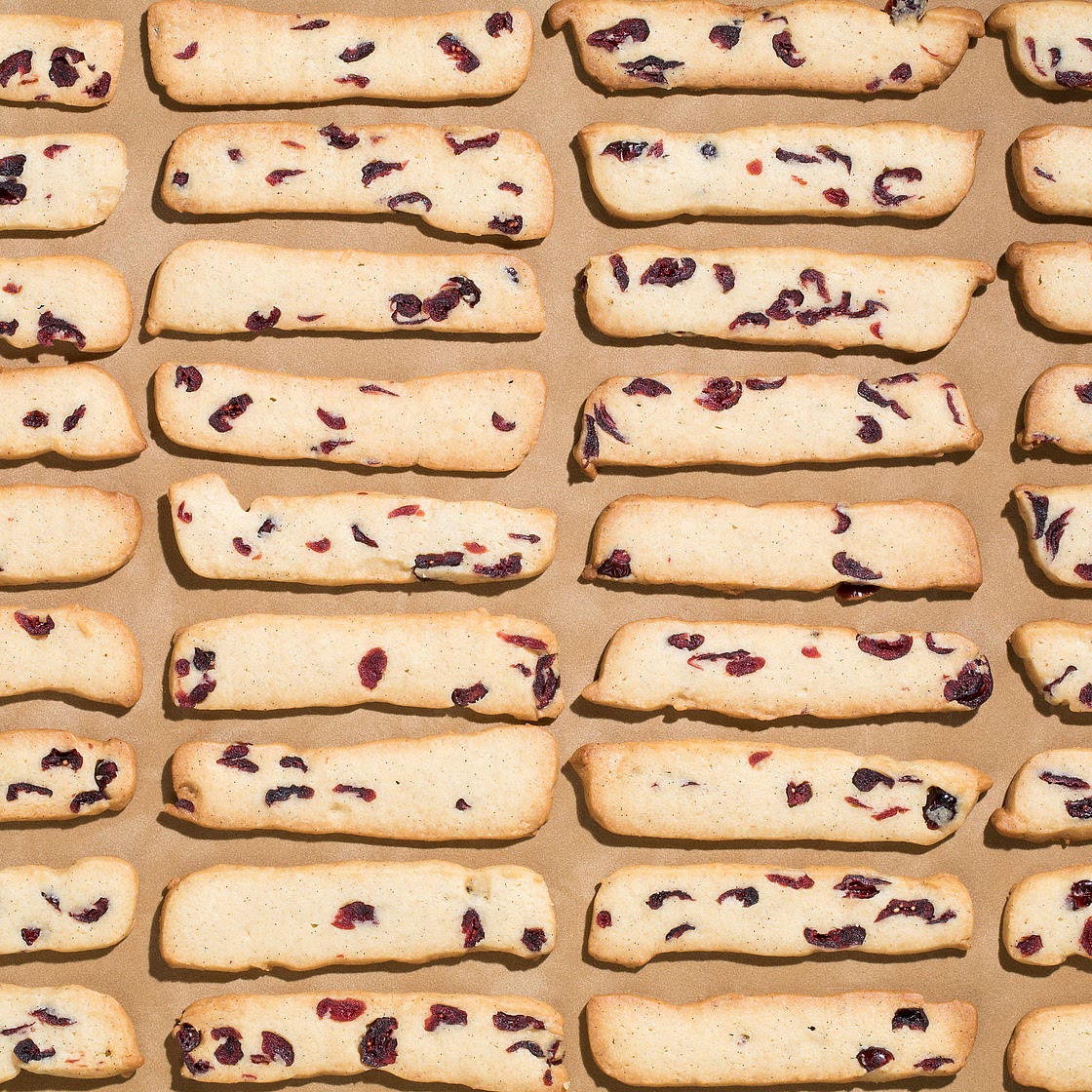 Cranberry Wafer Cookies