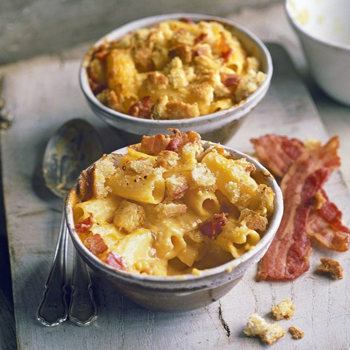 Mac 'n’ cheese with bacon