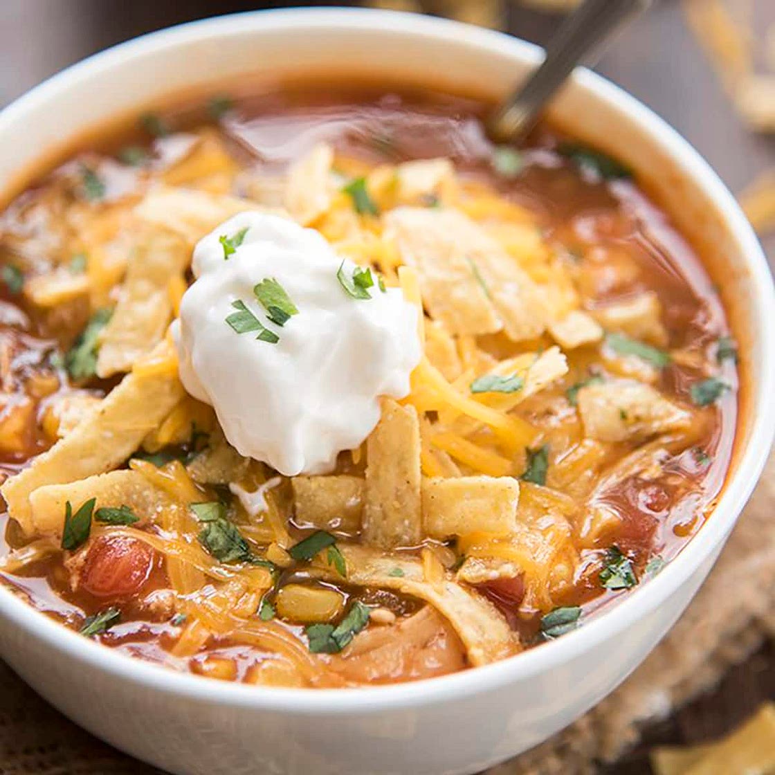 Chicken Enchilada Soup