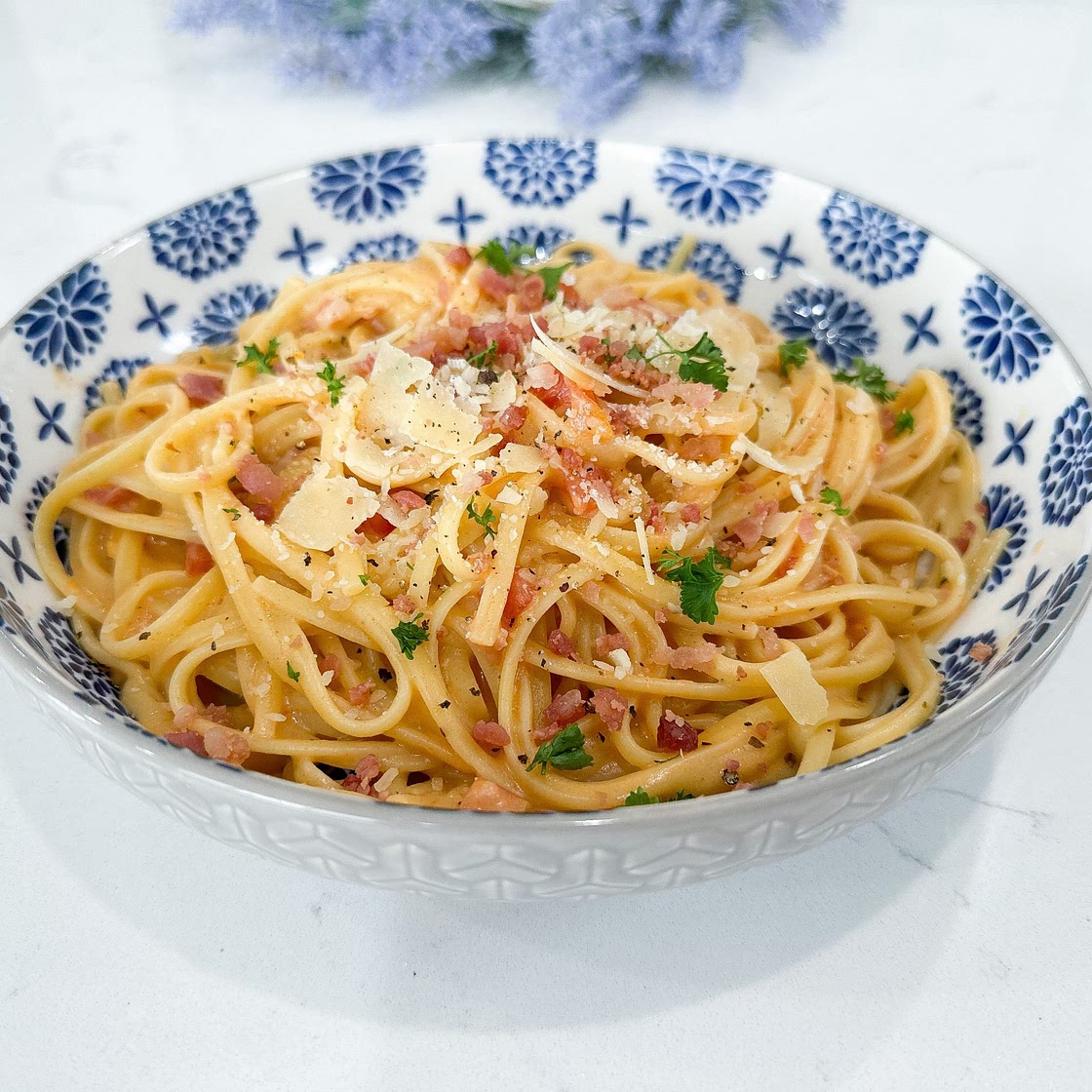 Creamy Tomato Bacon Pasta