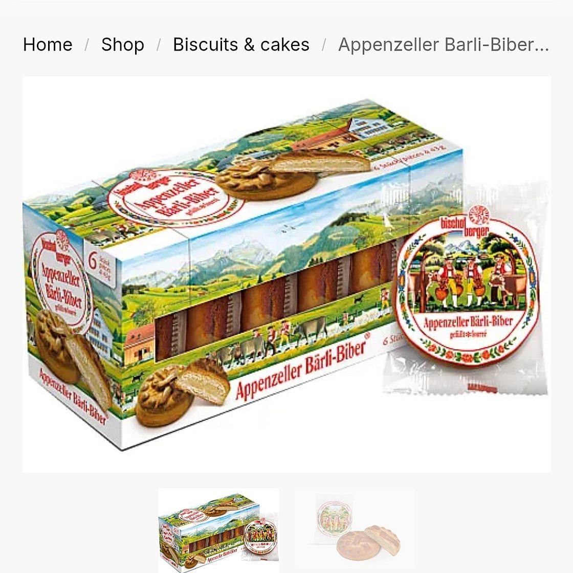 Appenzeller Barli Biber Swiss Cookie
