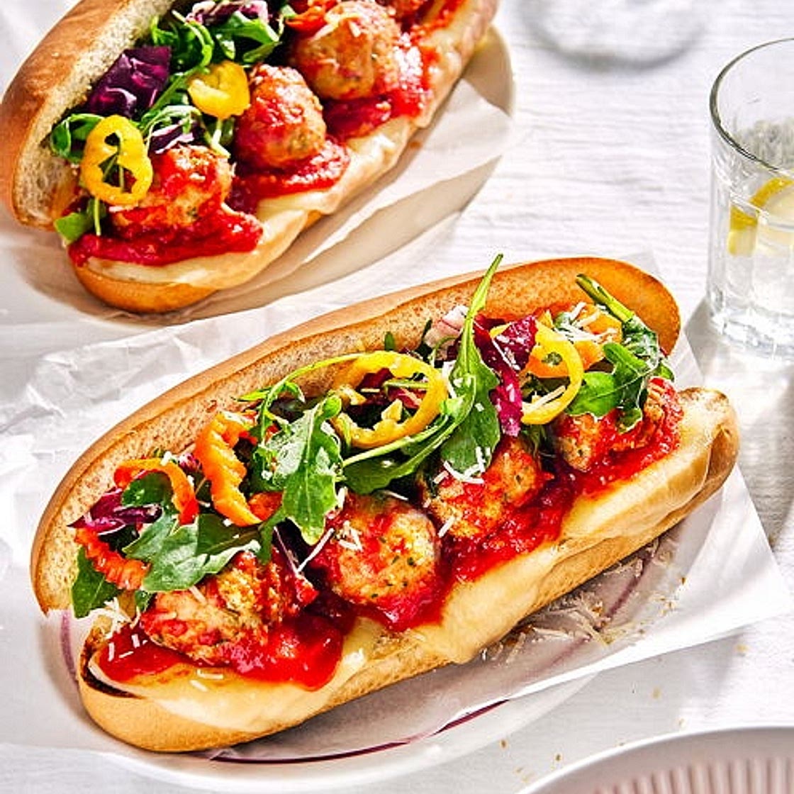 Sous-marins aux boulettes de viande Ricardo