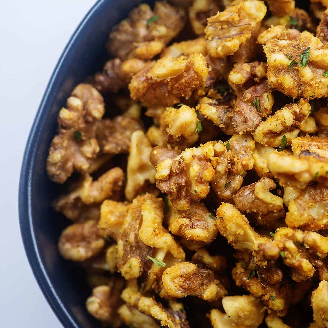 "Chex Mix" Roasted Walnuts