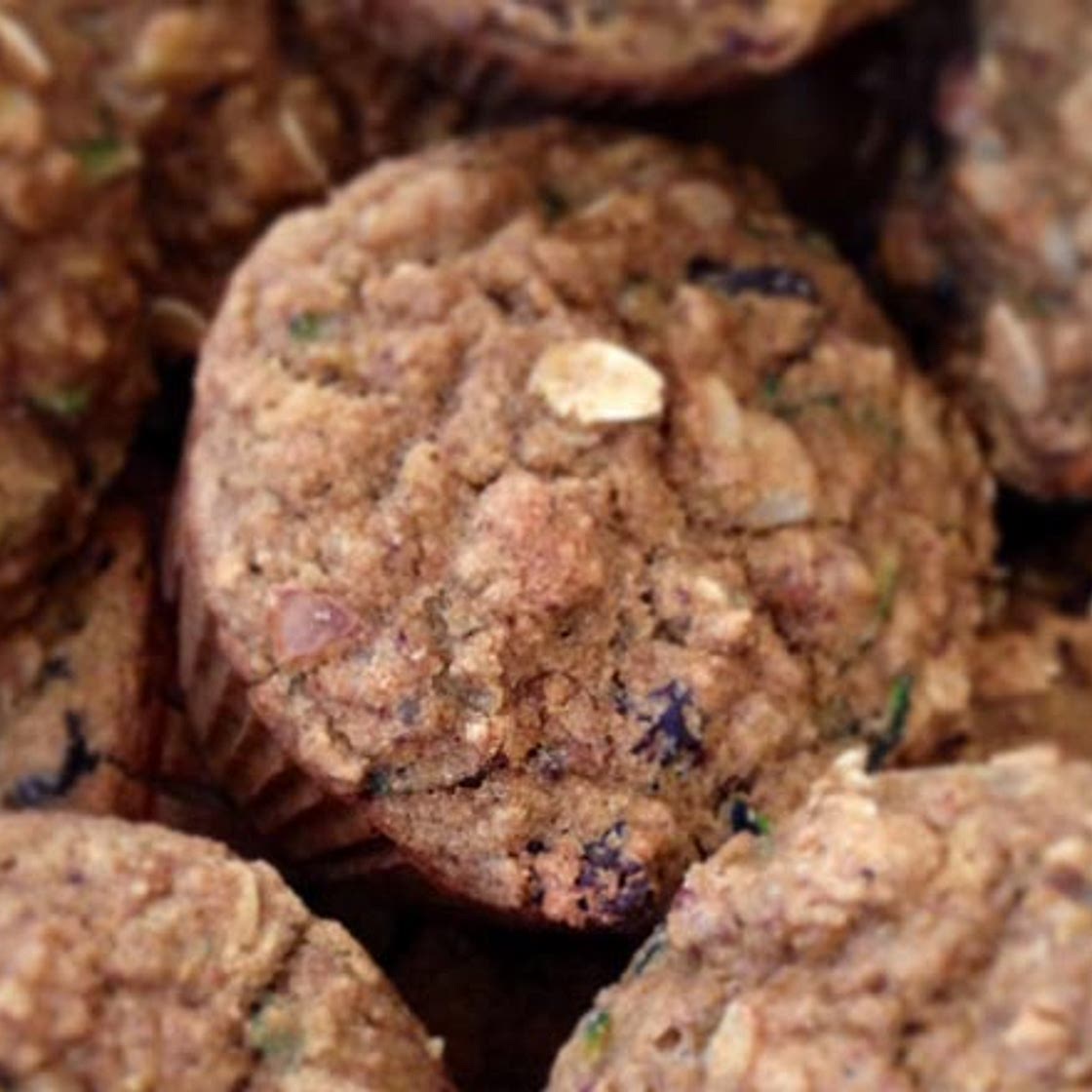 Zucchini Oat Muffins