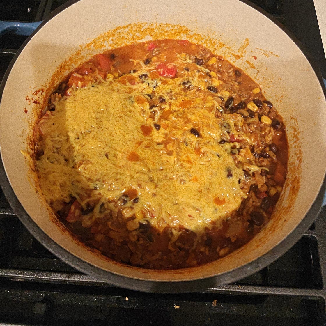 Mexican Ground Beef Casserole with Rice (Beef mince!)