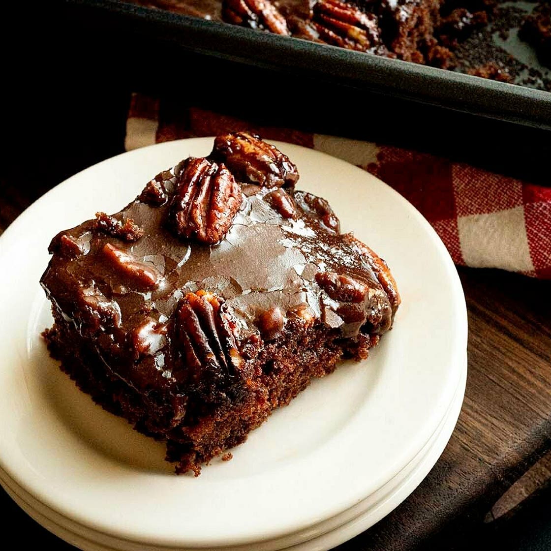 Dr Pepper sheet cake