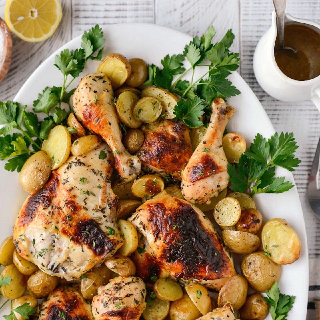 Buttermilk Roasted Chicken Dinner